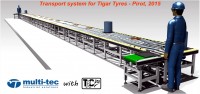Multitec has delivered transport system in Tigar Tyres in Pirot, Serbia
